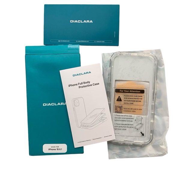 Diaclara Designed for iPhone 15 Case iPhone 15 6.1" (Camellia) - Picture 8 of 9